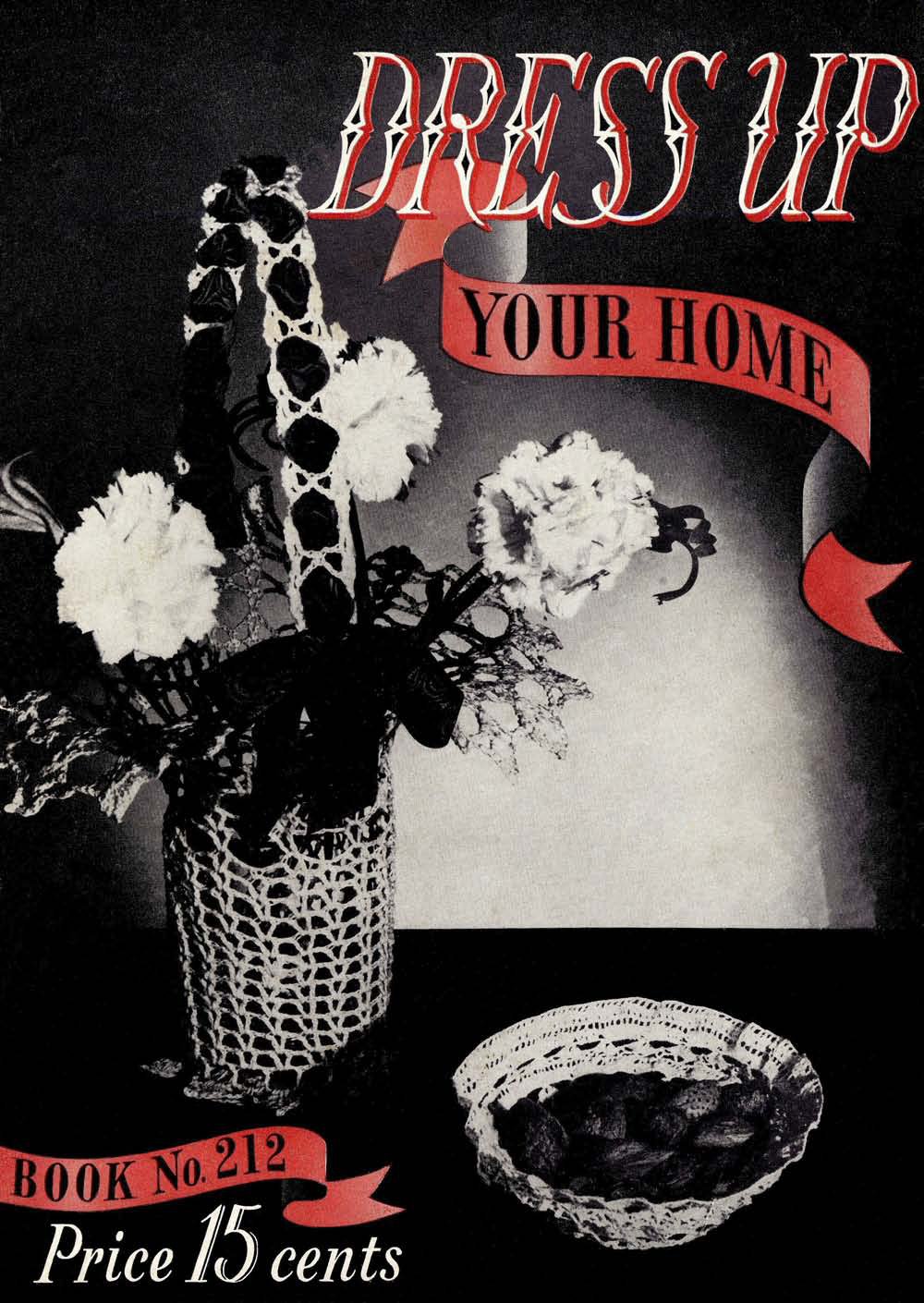 Dress Up Your Home Vintage Crochet Patterns Book