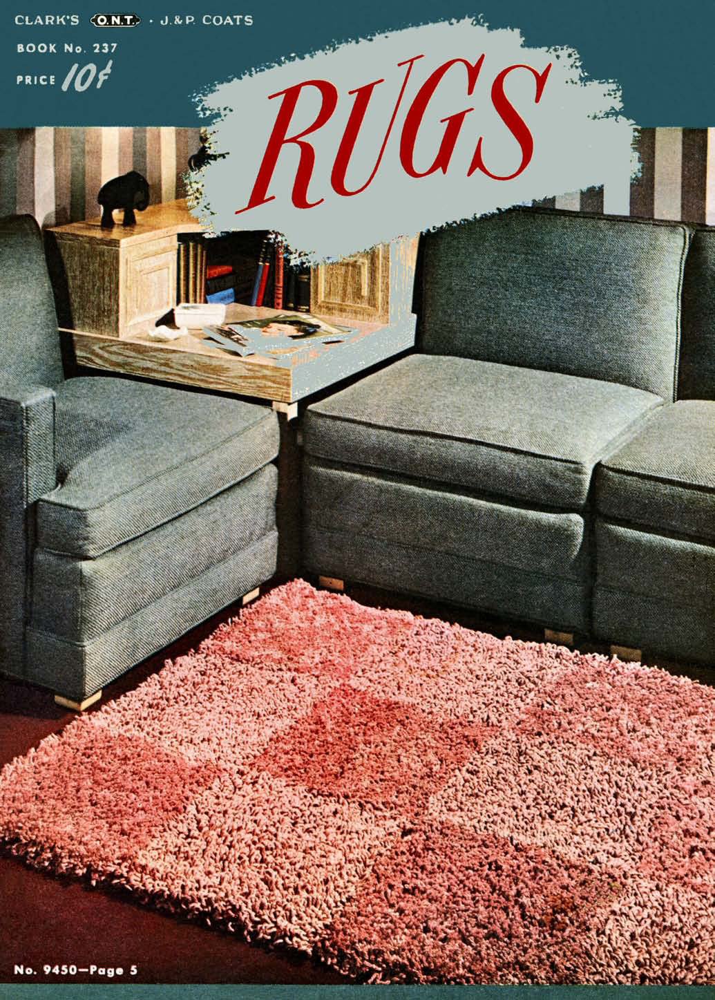 Rugs Vintage Crochet Patterns Book 237