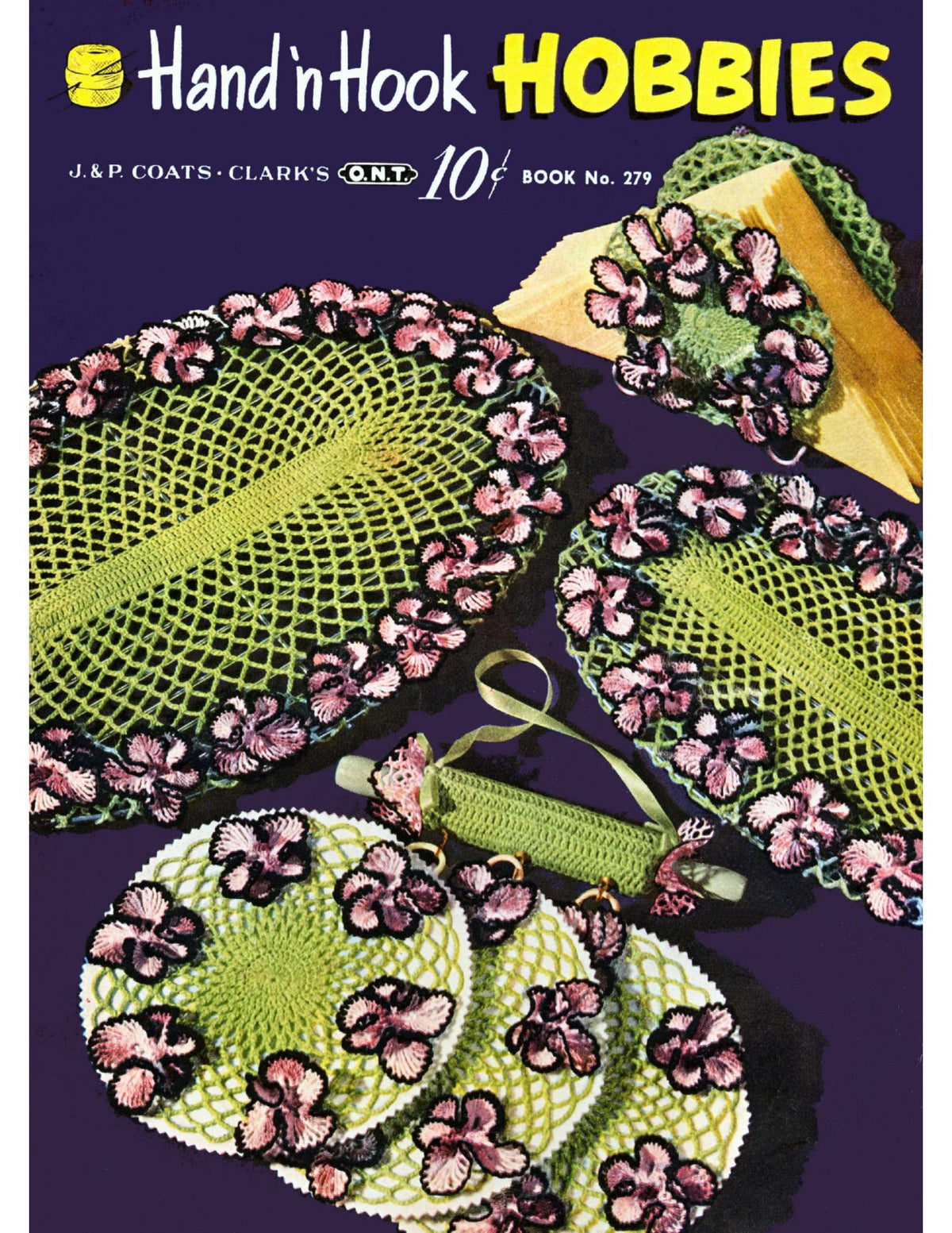Hand 'n Hook Hobbies Vintage Crochet Patterns Book