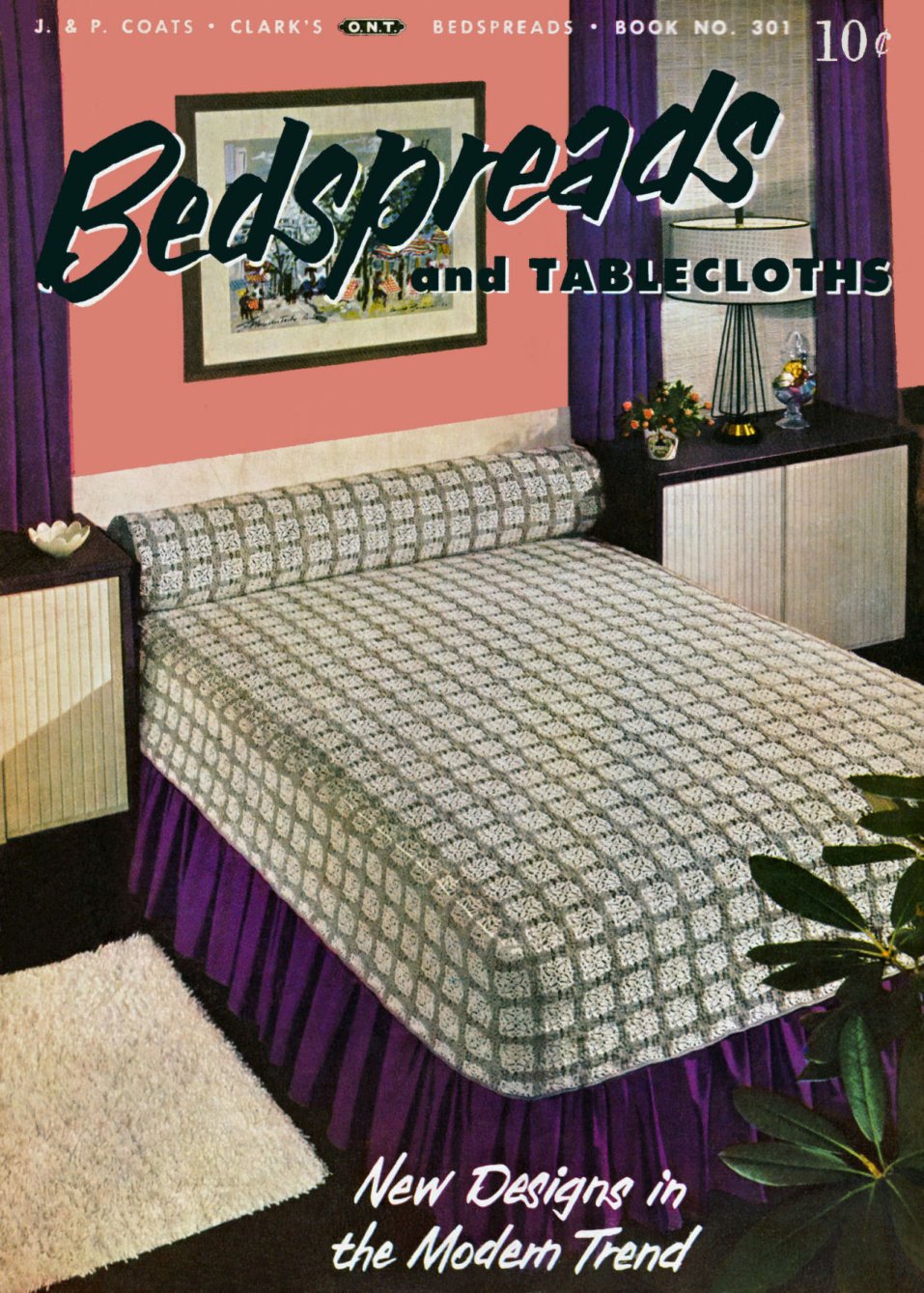 Bedspreads and Tablecloths Vintage Crochet Patterns Book
