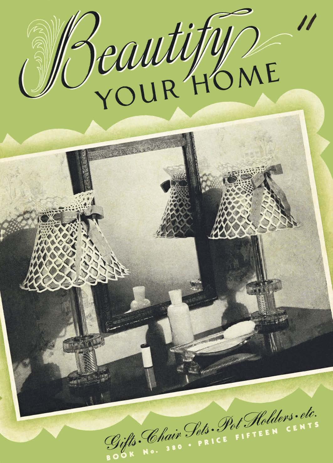 Beautify Your Home Vintage Crochet Patterns Book