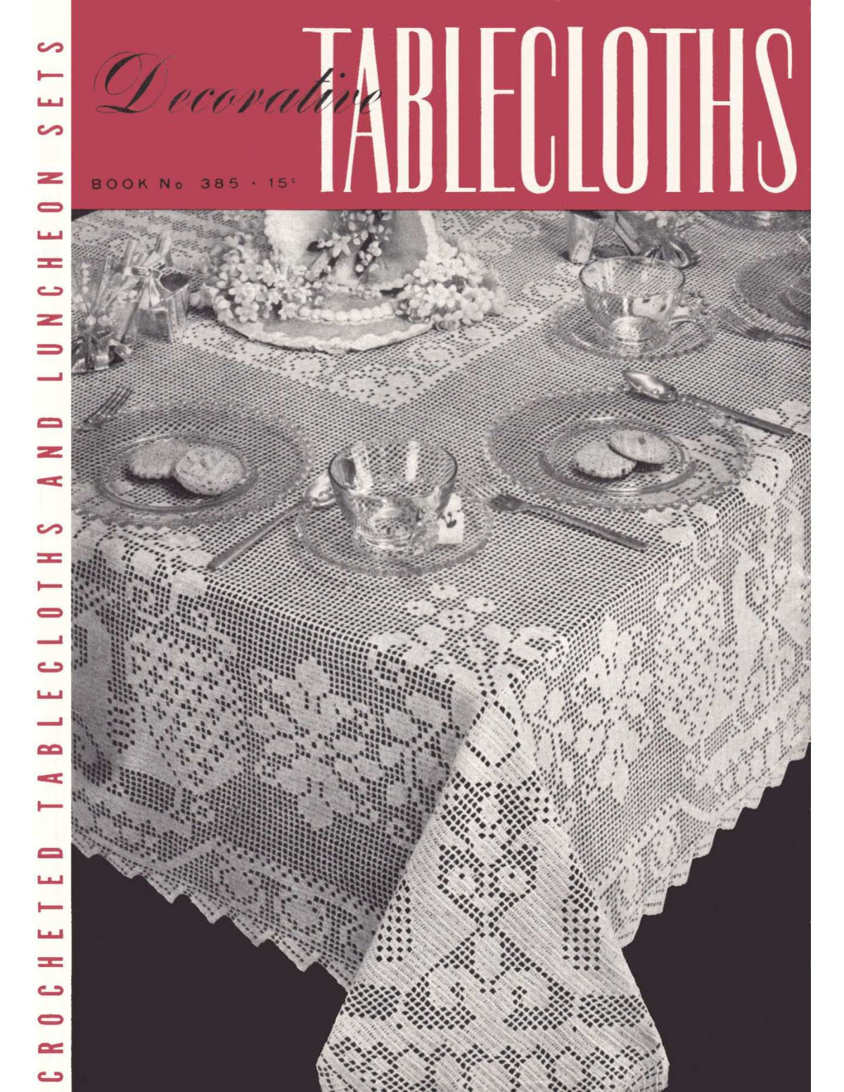 Decorative Tablecloths Vintage Crochet Patterns Book