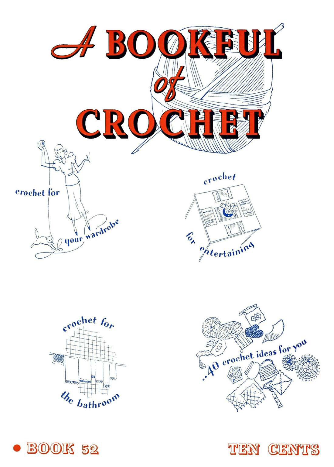 A Bookful of Crochet Accessories Vintage Patterns