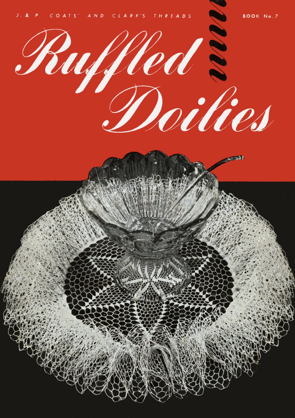 Ruffled Doilies Vintage Crochet Patterns Book