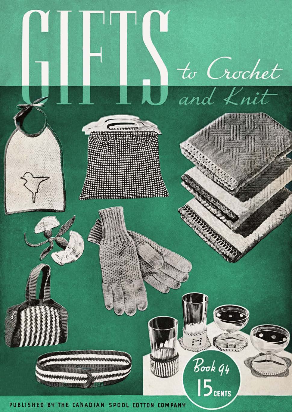 Gifts to Crochet and Knit Vintage Patterns Book