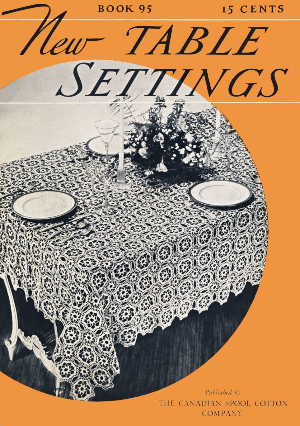 New Table Settings Vintage Crochet Patterns Book