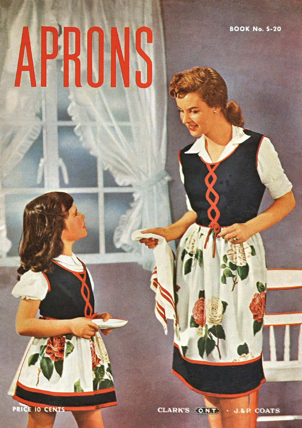 Aprons Vintage Sewing Patterns Book