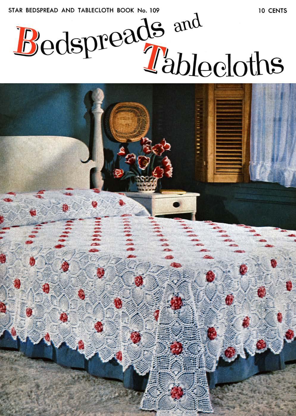 Tablecloths and Bedspreads Vintage Crochet Patterns Book