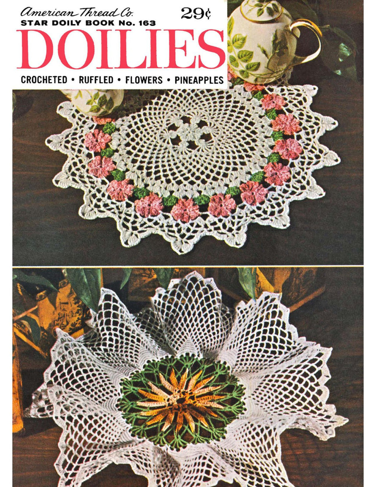 Doilies Vintage Crochet Patterns Book 163