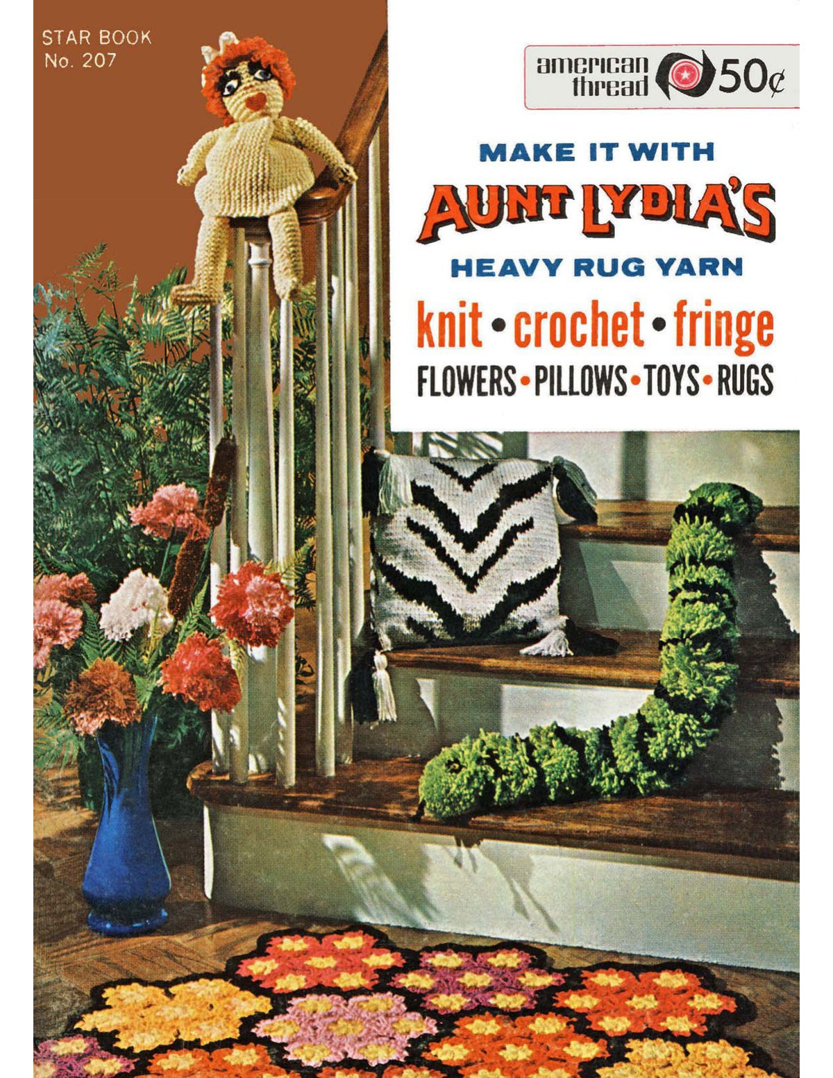 Fashion Home Toys Vintage Knitting Crochet Patterns Book