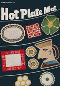 Hot Plate Mats Vintage Crochet Patterns Book