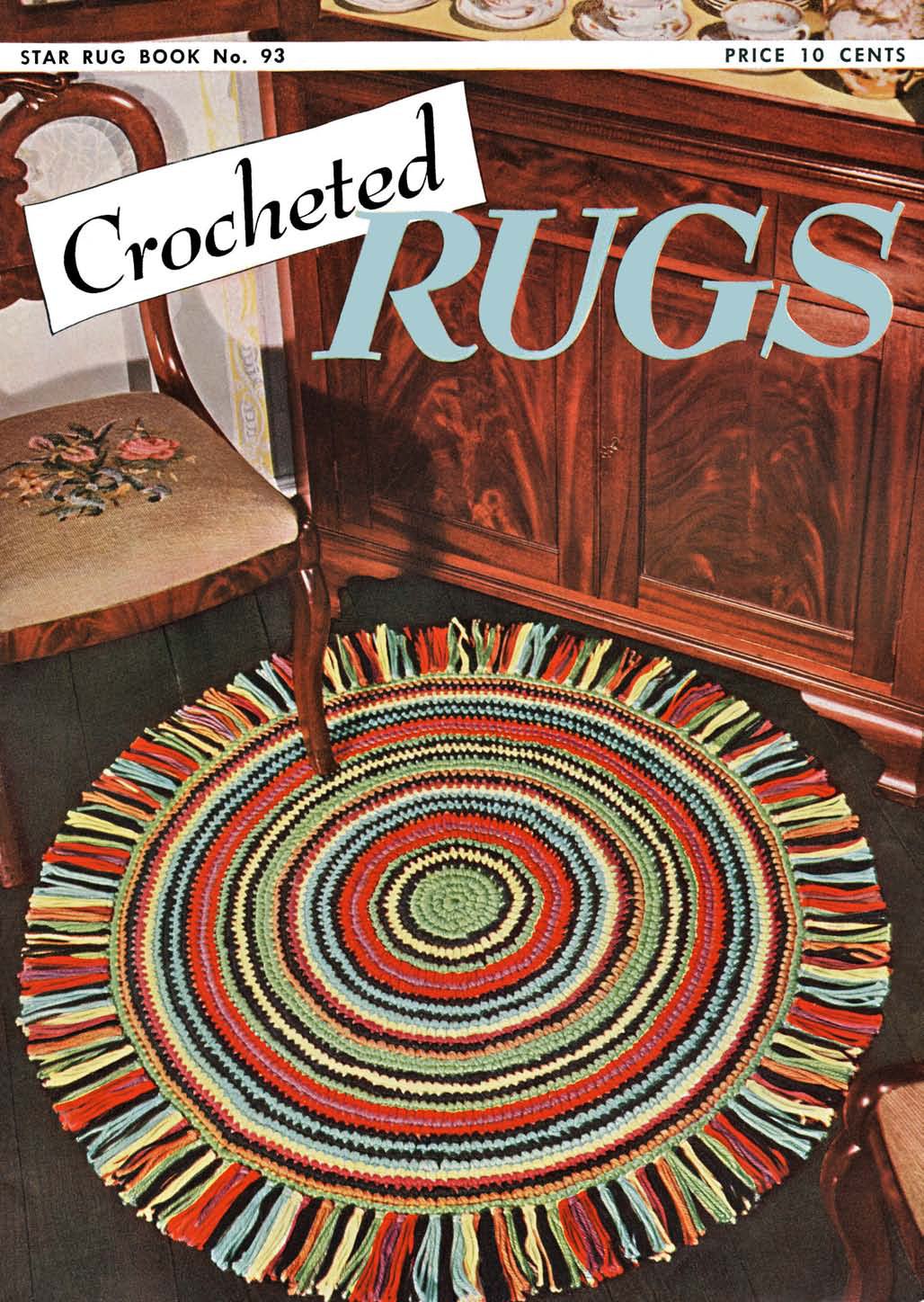Crocheted Rugs Vintage Patterns Book