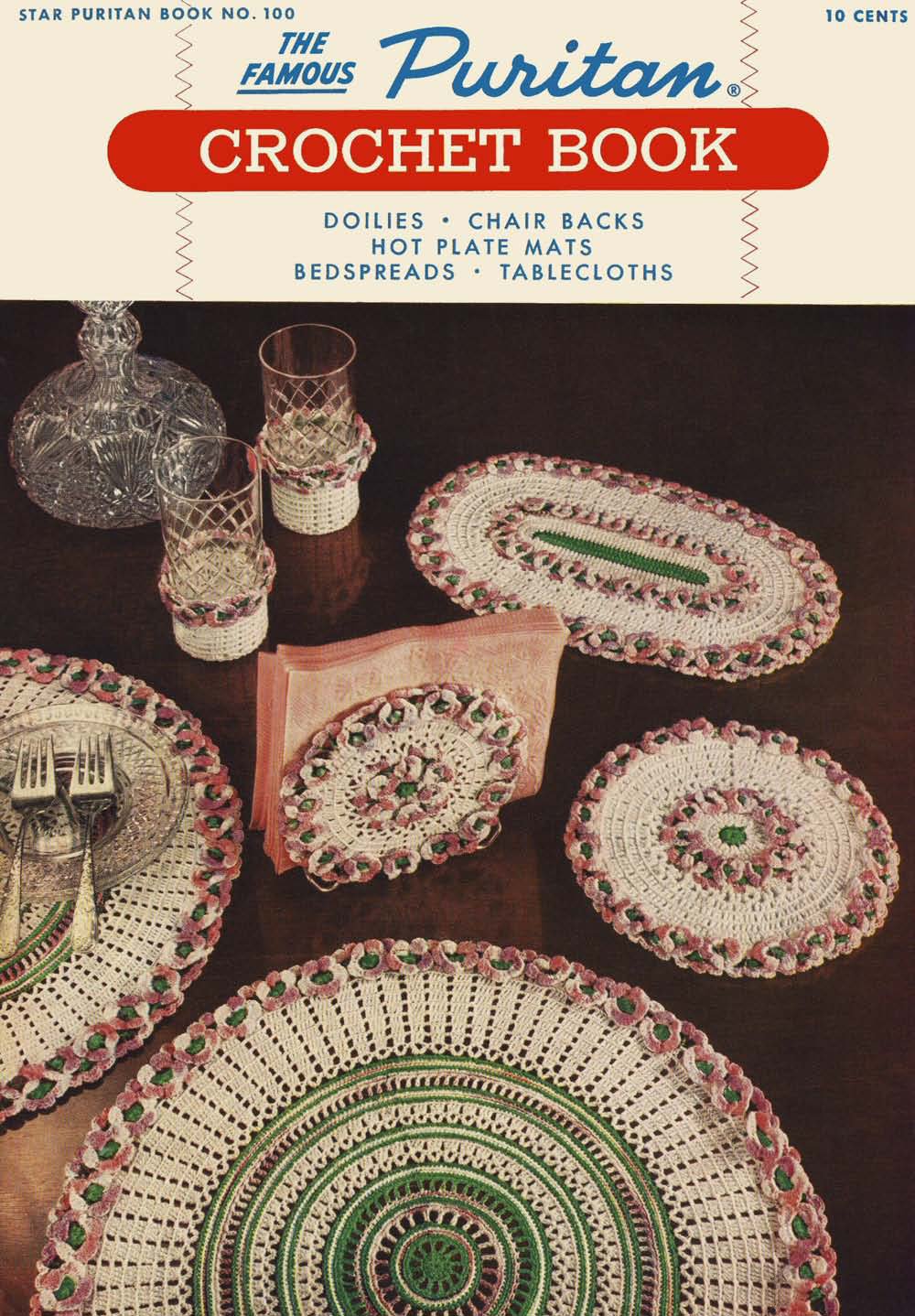 Puritan Crochet Home Decor Vintage Crochet Patterns Book