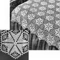 Stardust Popcorn Motif Bedspread Crochet Pattern