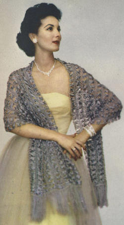 Ribbon Lace Stole Hairpin Lace Pattern