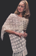 Flower Motif Stole Crochet Pattern