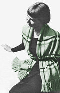 Plaid Stole Knitting Pattern