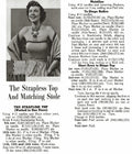 Strapless Top & Stole Knitting Pattern