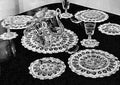 Spun Sugar Doily Table Setting Crochet Pattern