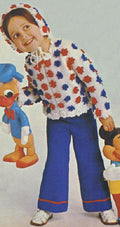 Girls Sweater, Pants & Bonnet Crochet Pattern 24 mos-2