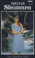 Top & Skirt Cotton Knitting Pattern 32-42