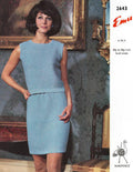 Shell Top & Slim Skirt Suit Knitting Pattern Bust 32.25-40.25