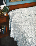 Sunflower Motif Bedspread Crochet Pattern