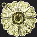 Sunflower Trivet or Pot Holder Crochet Pattern