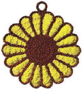 Sunflower Trivet or Pot Holder Crochet Pattern