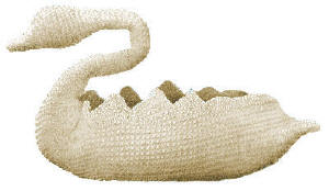 Swan Candy Dish Antique Crochet Pattern