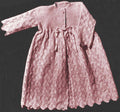 Long Sweater Coat Baby Knitting Pattern Sz 9 mos