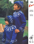 Sweater, Hat & Cap Children Knitting Pattern 8-12 yrs