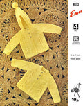 Sweater and Hood Knitting Pattern Sz 18 mos - 2 yrs