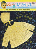 Baby Sweater and Bonnet Knitting Pattern Sz 6 to 18 mos