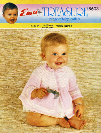 Baby Sweater with Stripes Knitting Pattern Sz 18 & 24 mos