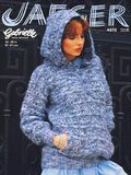 Pullover Sweater & Hood Knitting Pattern 32-38