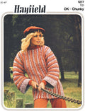Pullover Sweater & Over Sweater Knitting Pattern 30-40
