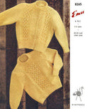 Pullover & Cardigan Sweaters Children Knitting Pattern 24 mos-4 yrs