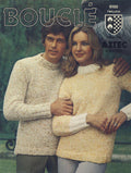 Sweater with or without Contrast Borders Knitting Pattern 32-42