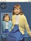 Plain & Patterned Cardigans Girls Knitting Pattern 2-16