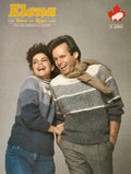 Striped Pullover Sweater Knitting Pattern 32-46