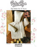 Hooded Sweater Jacket Knitting Pattern Sz 12 mos - 3 yrs