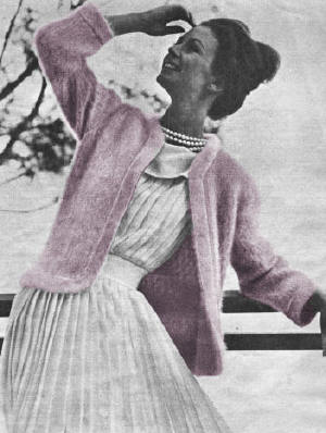 Sweater Jacket Knitting Pattern 33-39