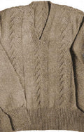 Men Arrowhead Sweater & Socks Knitting Pattern 36-44