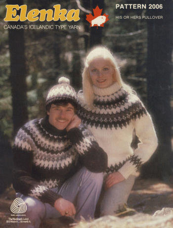 His & Her Pullover Sweater & Hat Knitting Pattern 32-46
