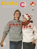 Maple Leaf Pullover Sweater Graph Knitting Pattern 32-42
