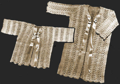 Long or Short Sweater Jackets Baby Knitting Pattern