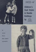 Cardigan Sweaters Children Knitting Pattern Sz 2-6