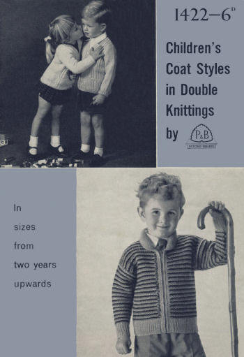 Cardigan Sweaters Children Knitting Pattern Sz 2-6