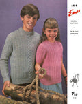 Long & Short Sleeves Sweater Children Knitting Pattern Sz 5 - Teen